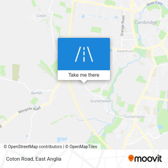 Coton Road map
