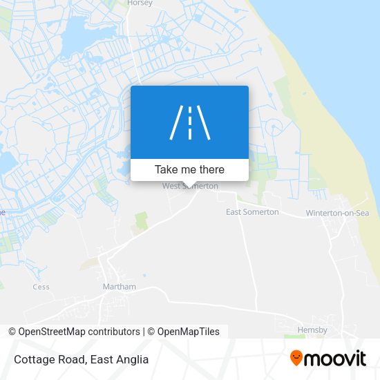 Cottage Road map