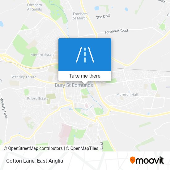 Cotton Lane map