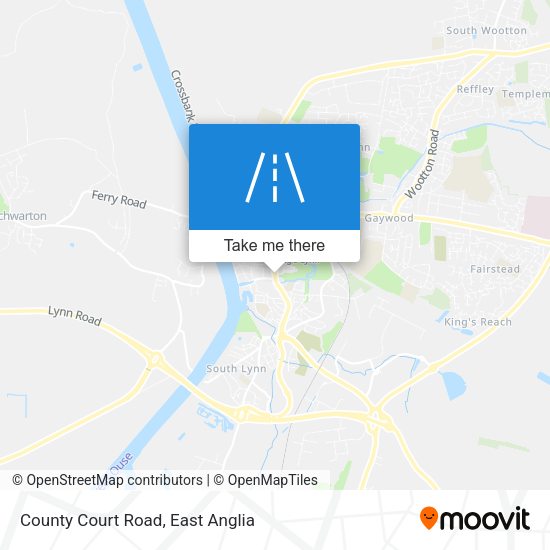County Court Road map