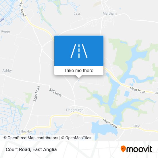 Court Road map