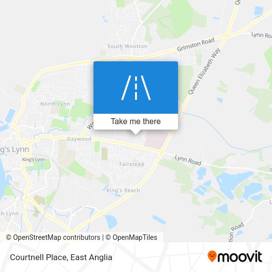 Courtnell Place map