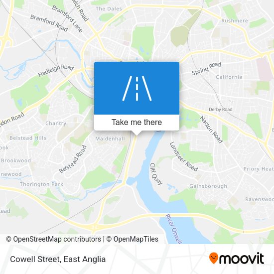Cowell Street map