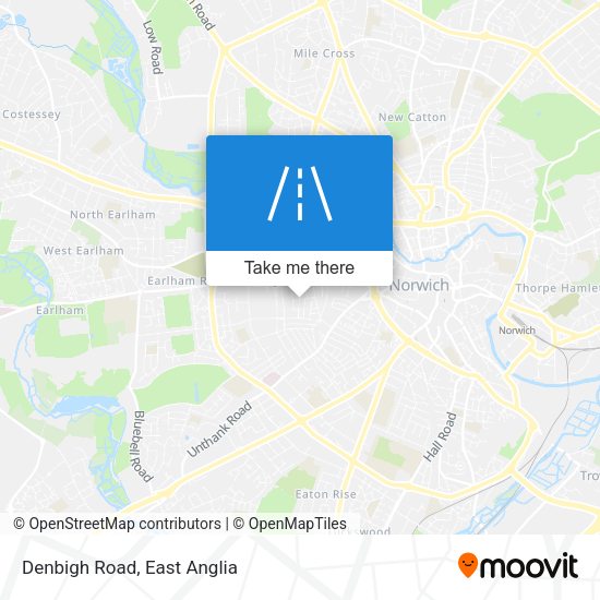 Denbigh Road map