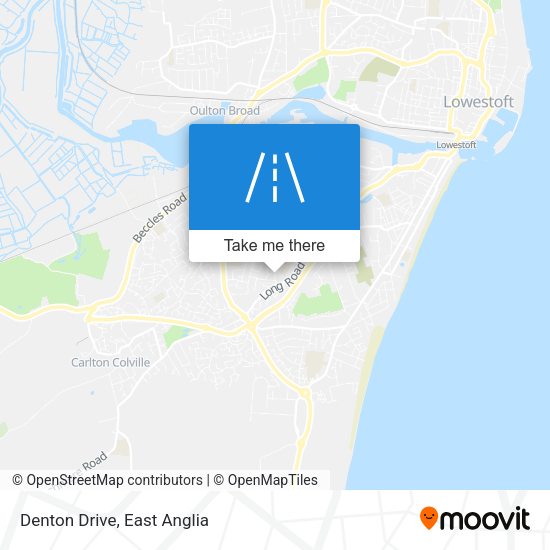 Denton Drive map