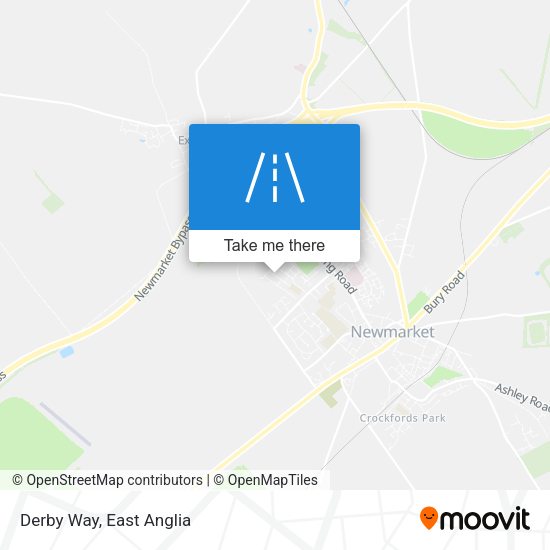 Derby Way map
