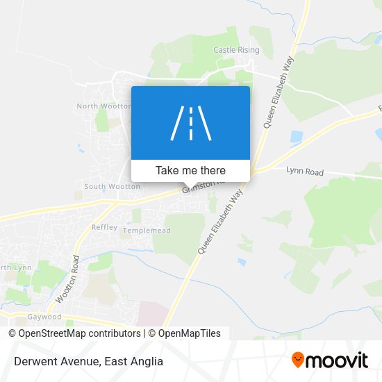 Derwent Avenue map