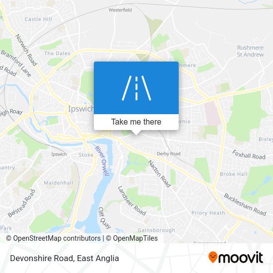 Devonshire Road map