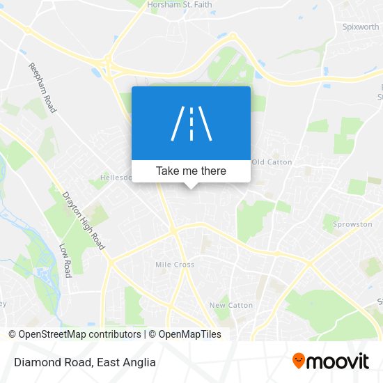 Diamond Road map