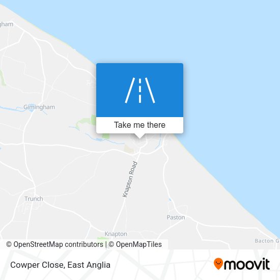 Cowper Close map