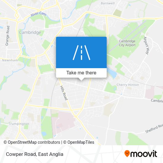 Cowper Road map