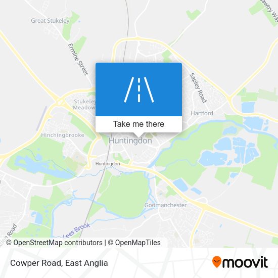 Cowper Road map