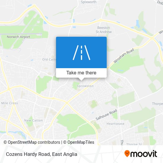 Cozens Hardy Road map