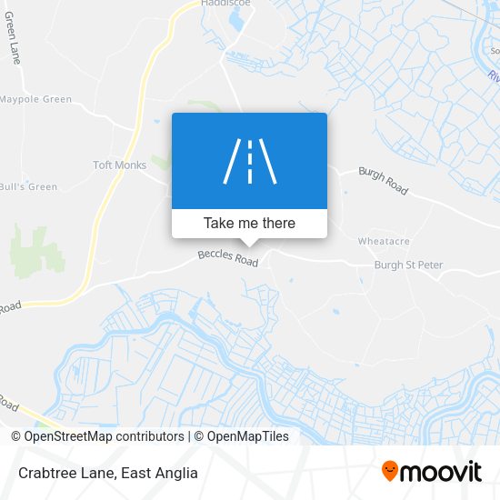 Crabtree Lane map