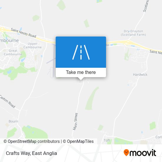 Crafts Way map