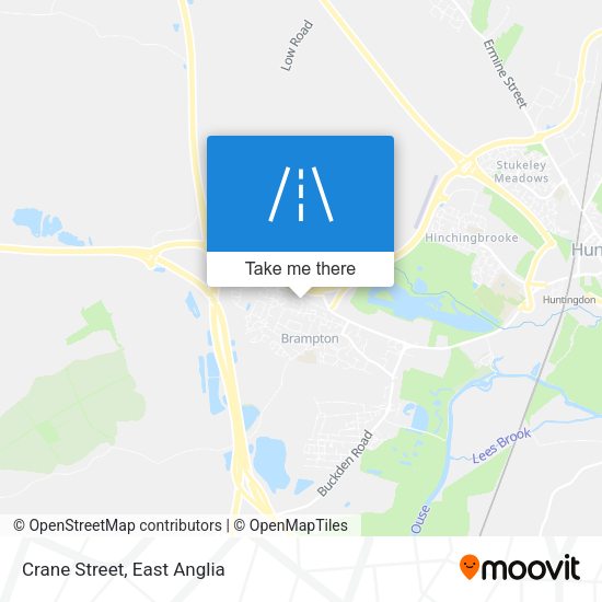 Crane Street map