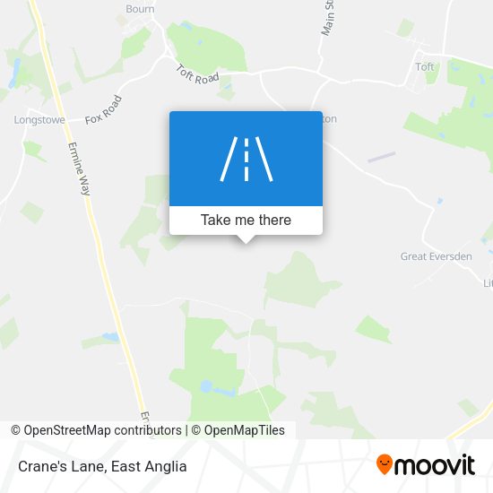 Crane's Lane map