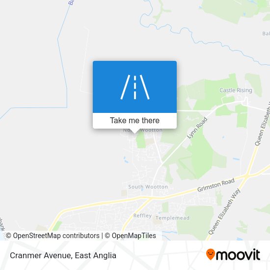 Cranmer Avenue map