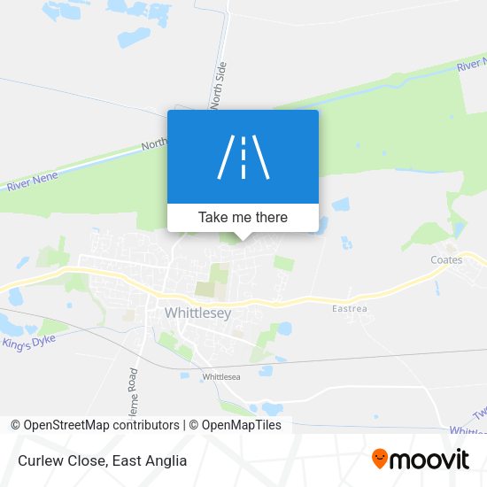 Curlew Close map