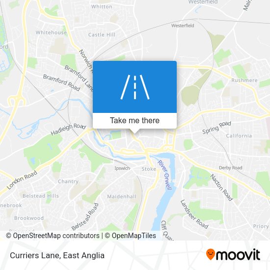 Curriers Lane map