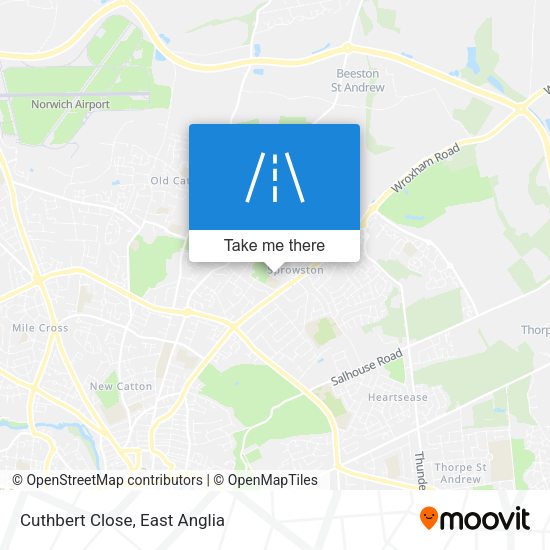 Cuthbert Close map