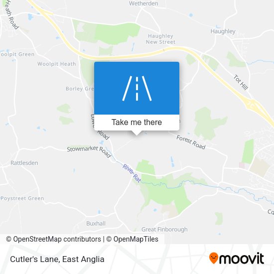 Cutler's Lane map