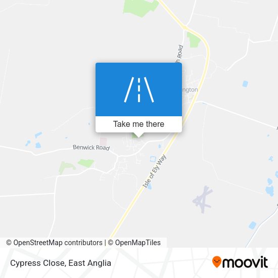 Cypress Close map