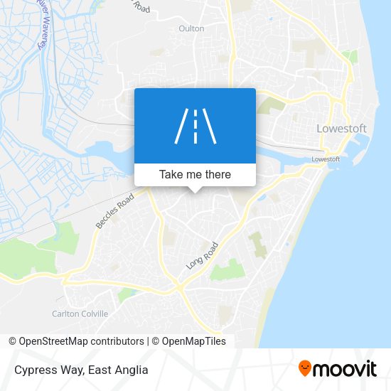 Cypress Way map