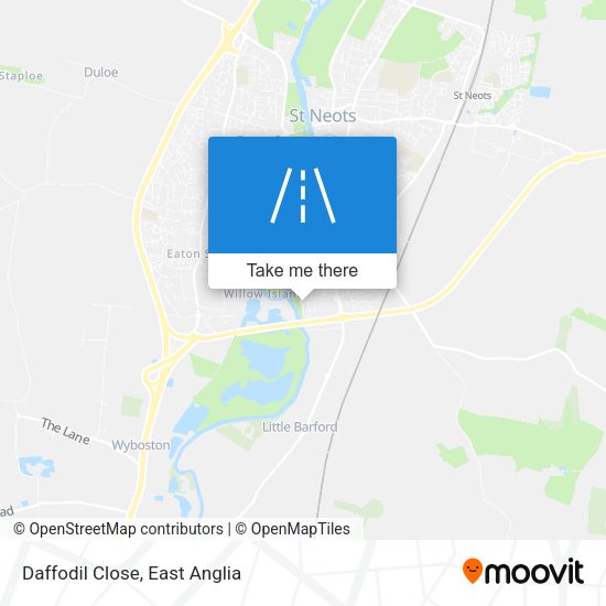 Daffodil Close map