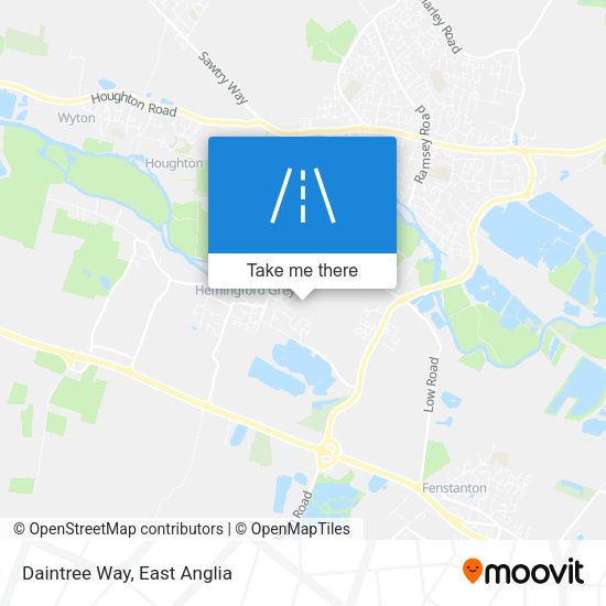 Daintree Way map