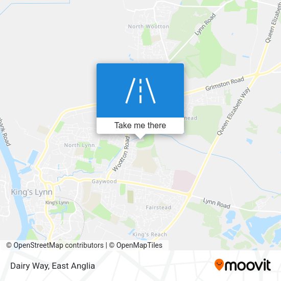 Dairy Way map