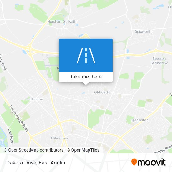 Dakota Drive map