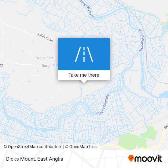 Dicks Mount map