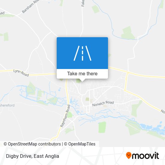 Digby Drive map