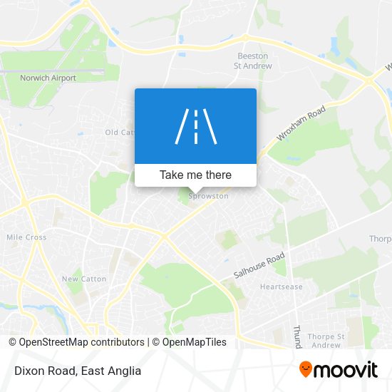 Dixon Road map