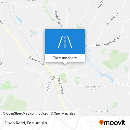 Dixon Road map