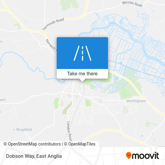 Dobson Way map