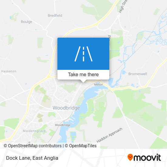 Dock Lane map