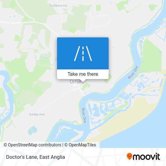 Doctor's Lane map