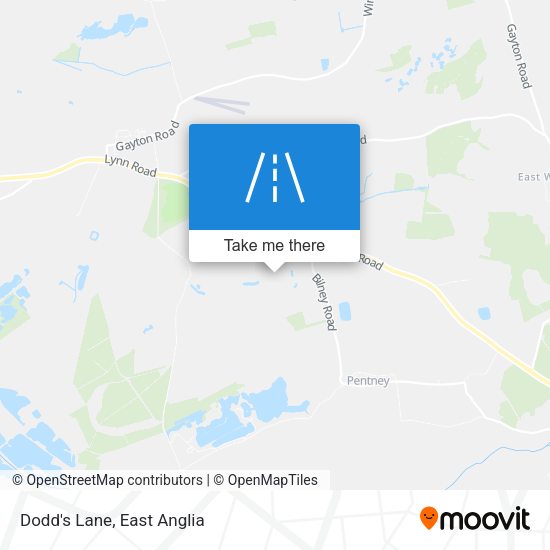 Dodd's Lane map