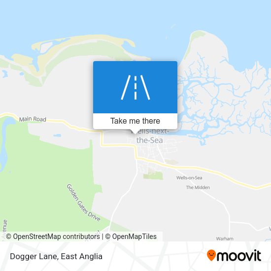 Dogger Lane map