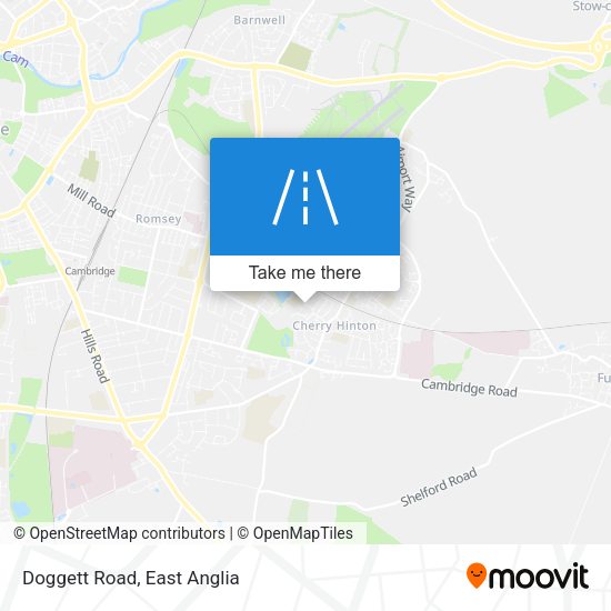 Doggett Road map