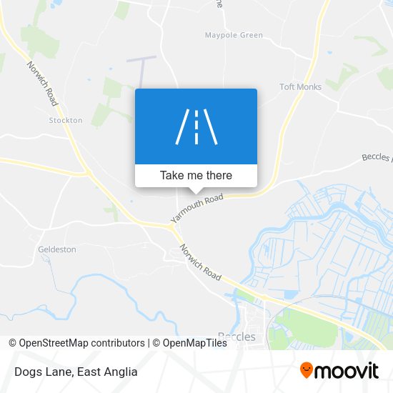 Dogs Lane map