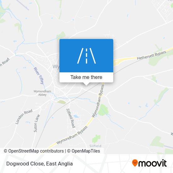 Dogwood Close map