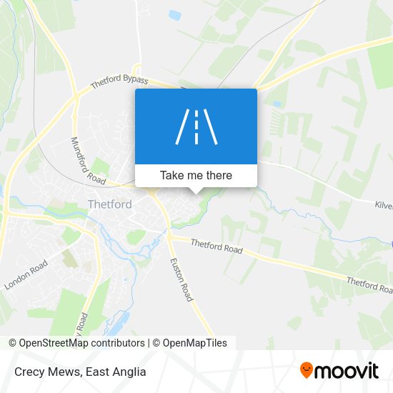 Crecy Mews map