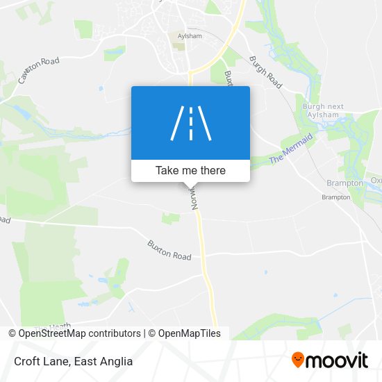 Croft Lane map