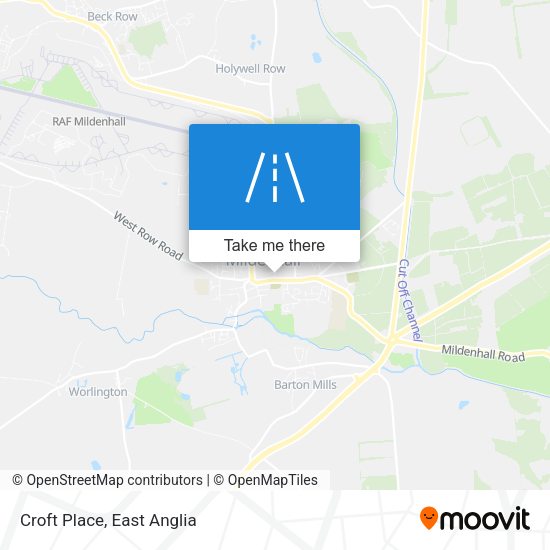 Croft Place map