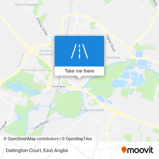 Dallington Court map