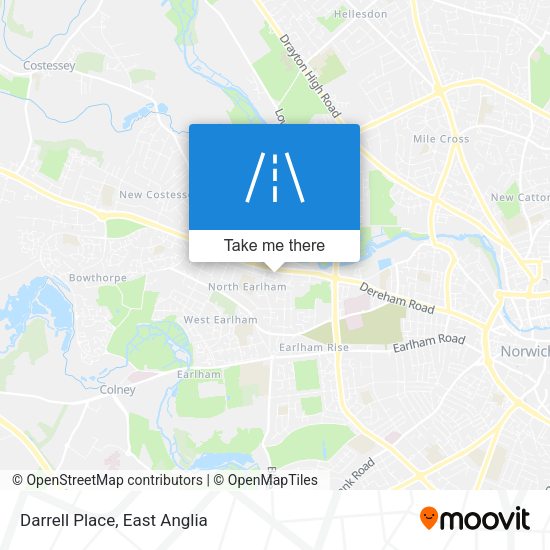 Darrell Place map