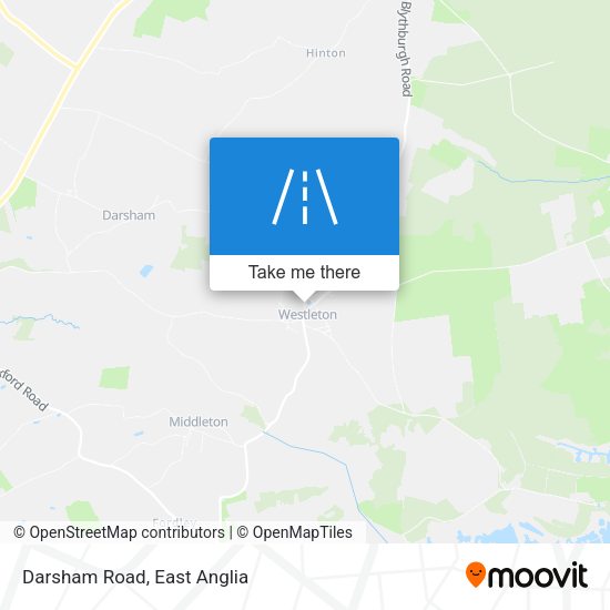 Darsham Road map